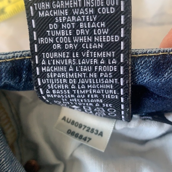 7 For All Mankind The Ankle Skinny size 27 - Picture 9 of 9